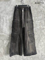 ZXDFTR 2023SS Men S High Street Hip-Hop Cargo Pants Bell-Totoms