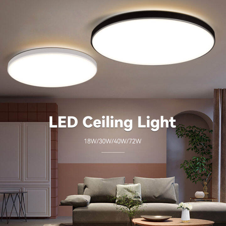 CHENBEN Modern Led Ceiling Light 18W 30W 40W lampu siling pusingan 25 ...