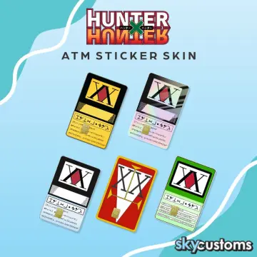 Hunter x License card cover, Credit Card Skin, Credit Card Sticker