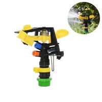 Irrigation Double outlet Rocker nozzle 360 degrees rotary jet nozzle garden Irrigation farm Sprinklers with 1/2 3/4 male 1pcs