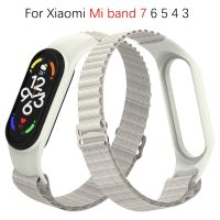 【CHUYANG SHOP】  ☸สายคล้องคอสไตล์อัลไพน์สำหรับ Xiaomi Mi 7 6สายรัดข้อมือ Miband 5 4 3สายรัดข้อมือสปอร์ตไนลอนสายข้อมือสำหรับเปลี่ยน