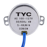 มอเตอร์ซิงโครนัสแรงบิดสูง50/60Hz AC 100-127V 0.8-18R /Min Ccw/cw 4W