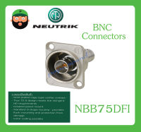 Plug-Jack BNC Connectors รุ่น NBB75DFI ยี่ห้อ Neutrik สินค้าพร้อมส่ง ส่งไวววว ของแท้ 100% Gold plated cage type center contact