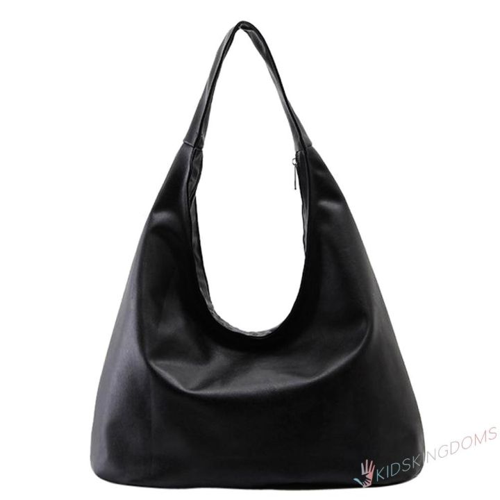 kkd-new-black-pu-leather-economy-women-shoulder-bag-amp-amp-handbag