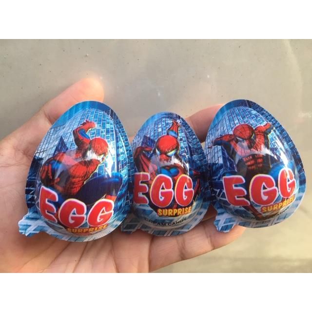 6 Pcs Spiderman Surprise Eggs Egg with Toy HALAL (LOCAL READY STOCKS) |  Lazada