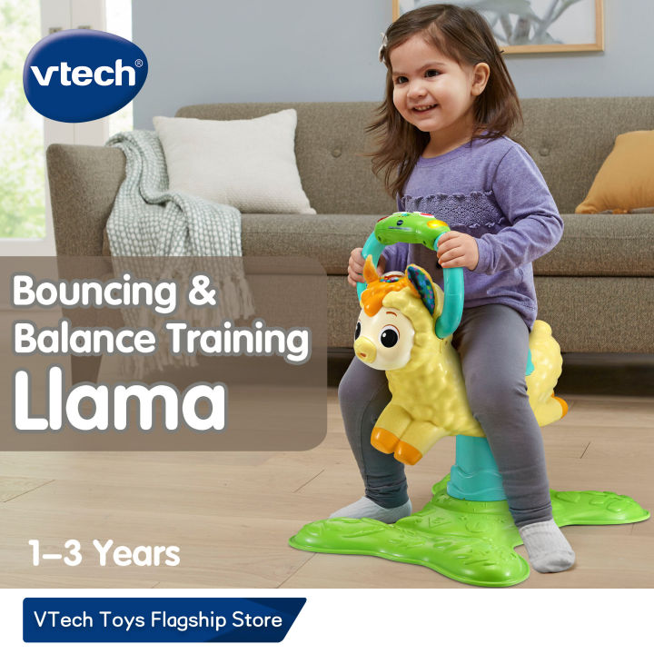 VTech Chup Dulu Bounce Llama Baby Bouncer dan Gym bayi kanak-kanak mainan 1 tahun 2 tahun tahun melantun mainan Boys mainan gadis mainan kanak-kanak jumper mainan kanak-kanak mainan