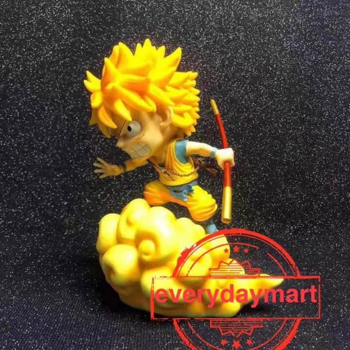 ONE PIECE💥MONKEY D. LUFFY COSPLAY DRAGON BALL GOKU💥STATUES ACTION ...