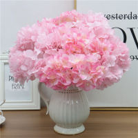 【Cw】Large 6 Heads Artificial Flower Bunch Silk Hydrangea Wedding Bridal Bouquet Fake Flower Home Decor Flower Wall Christmas Gift 【hot】