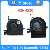 Y Store ใหม่ CPU GPU พัดลมคูลเลอร์สำหรับ HP 13 Elite DRAGONFLY G1 G2หม้อน้ำ HSN-I32C ND55C68 EG50040S1-1C120-S9A จัดส่งรวดเร็ว