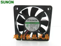 Original For Sunon KDE1206PFV3 1.2W 6CM 6010 2 wire dc brushless fan 12v