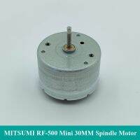 MITSUMI มอเตอร์500ขนาดเล็ก30มม.,มอเตอร์แกนหมุนกลม DC 6V-12V 5100RPM เสียงรบกวนต่ำเสียงเงียบสำหรับเครื่องน้ำหอมเครื่องเพิ่มความชื้นในมอเตอร์ไฟฟ้า