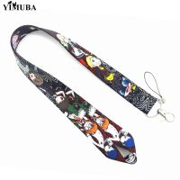 YIMUBA Persona 5 Lanyards Anime Keychain Anti-lost Mobile Phone Neck Strap ID Card Badge Holder Webbing Ribbon Keyring Hang Rope Bag Accessories