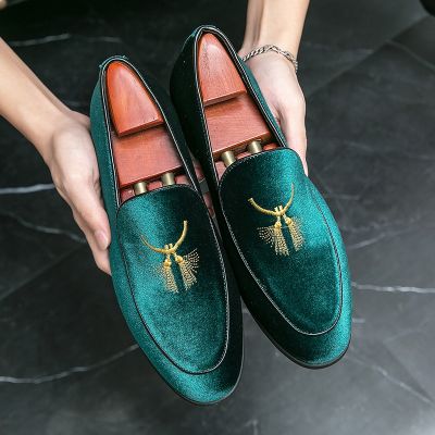 Plus Size Mens Loafers Brand Suede Leather Shoes Classic Casual Mens Driving Shoes Wedding Mens Dress Shoes Plus Size 38-48