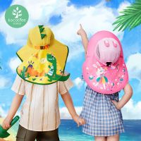 ✸✕❂ Kocotree Wide Brim Children Sun Hat Kids Panama Cap Summer Beach Girls Travel Outdoor Fashion Cute Dinosaur Boy Casual Hats