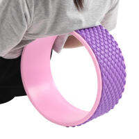 【สินค้าขายดี】กีฬาโยคะล้อหลังปวดไม้กลิ้งนวดโยคะสำหรับยืดBackbendสีชมพู + Sports Yoga Wheel สีแดงกุหลาบ