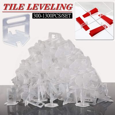 【CW】 300-1300Pcs Leveling System 1/1.5/2/2.5/3MM Leveler Spacers Clip Construction Tools Parts for Laying