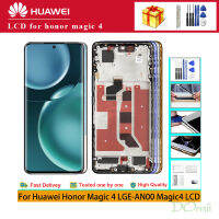 6.81 "100% Original Magic 4 Display สำหรับ Huawei Honor Magic 4 LGE-AN00ชิ้นส่วนประกอบ Digitizer LCD และหน้าจอสัมผัส