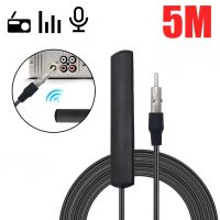 ❧❧❈ 5/3m Car Electronic Radio Antenna Front Windshield Car AM FM Radio Antenna Signal Amplifier Booster 12V Universal Antena Booster