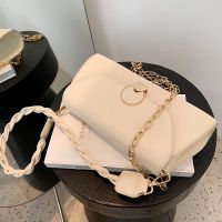 ஐ☏  High-end bag womens summer 2023 new trendy fashion underarm bag French niche design 2022 texture Messenger bag