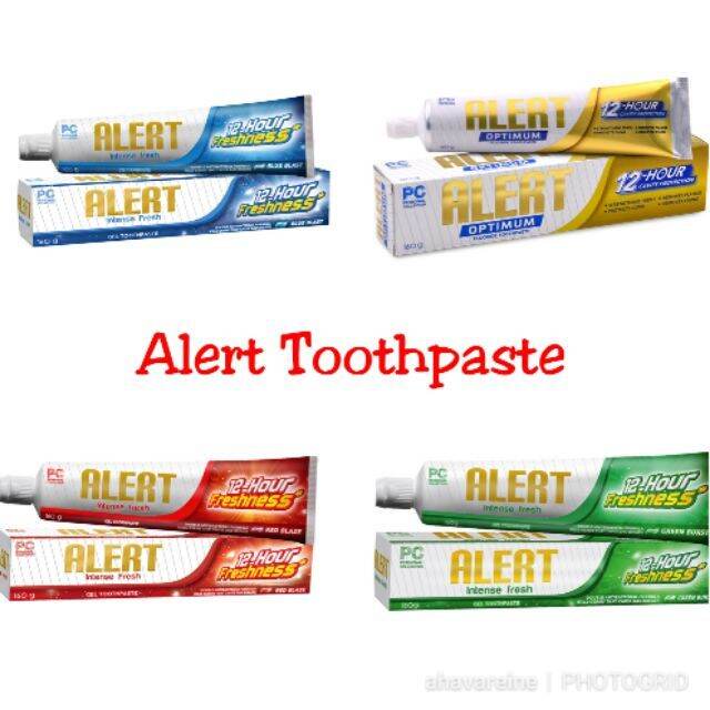 ALERT Toothpaste (PERSONAL COLLECTION) | Lazada PH