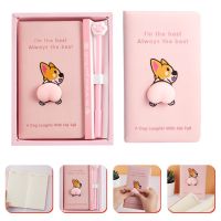 Notepad Cartoon Notebook Notebooks Kids Journalgifts Student Girls Office Cute Kawaii Decorative Writing A6 Corgi Fidget