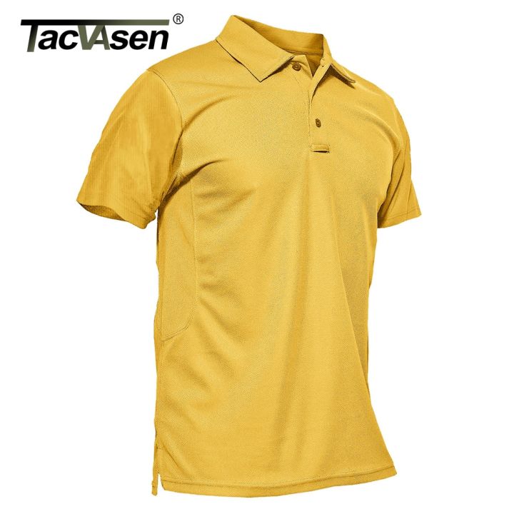 เสื้อยืดแขนสั้นของเสื้อยืดบุรุษโปโล2-tacvasen-เสื้อยืดเสื้อยืดท็อปแบบตัวสั้นสีเขียวแห้งเร็ว