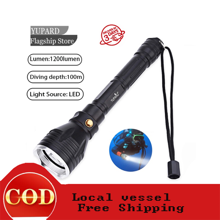 Aplos S2 3000 Lumen 4 Lighting Modes Diving Torch Underwater Waterproof