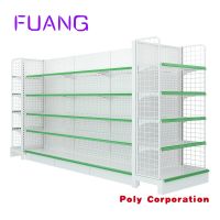 Manufacturer Factory Price Modern Metal Gondola Rack stante for groceries Supermarket Display Shelf For Stores