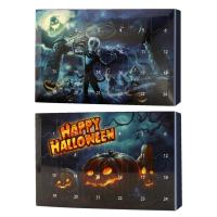 2023 Halloween Doll Advent Calendar 24pcs Horror Figures Halloween Countdown Calendar Toys Collectible Figures Gifts for Kids cute