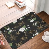 【cw】 Non slip Doormat And Floral Textile Balcony Rug Bedroom 【hot】 !