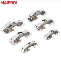 4PCS NAIERDI 3 Inch Cabinet Hydraulic Hinge 90 Degree No-Drilling Hole Cupboard Door Soft Close Hinges 4 Inch Furniture Hinge