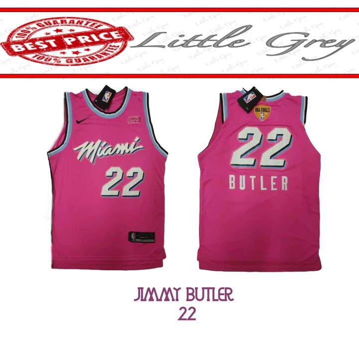 Red Jordan NBA Miami Heat Butler #22 Swingman Jersey