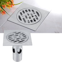 Thickened Stainless Steel Home Bathroom Shower Kitchen Anti Odor Floor Drain Waste Grate