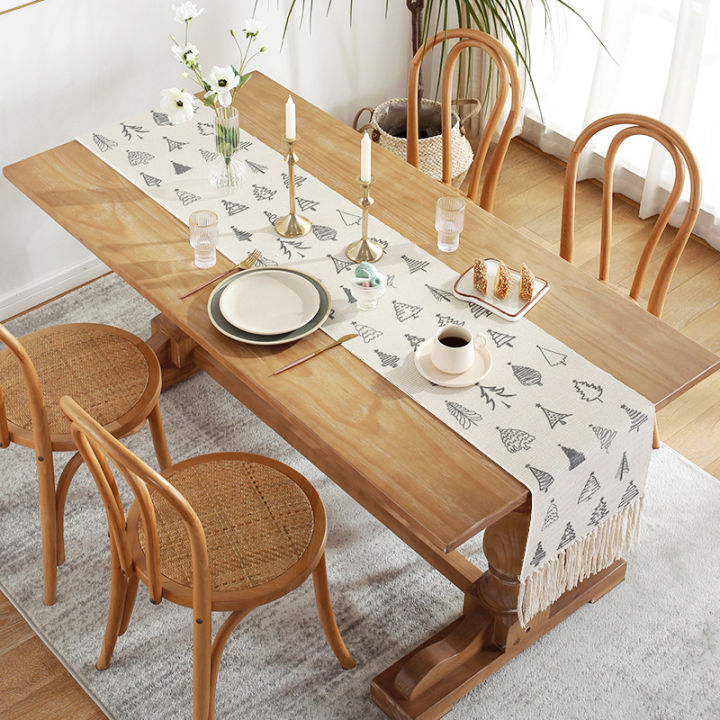 hot-ผ้าคาดโต๊ะผ้าปูโต๊ะวางทีวีแบบเรียบง่ายสไตล์นอร์ดิก-ins-โต๊ะรับประทานอาหารสไตล์ญี่ปุ่นผ้าฝ้ายผ้าลินินผ้าคาดโต๊ะน้ำชา