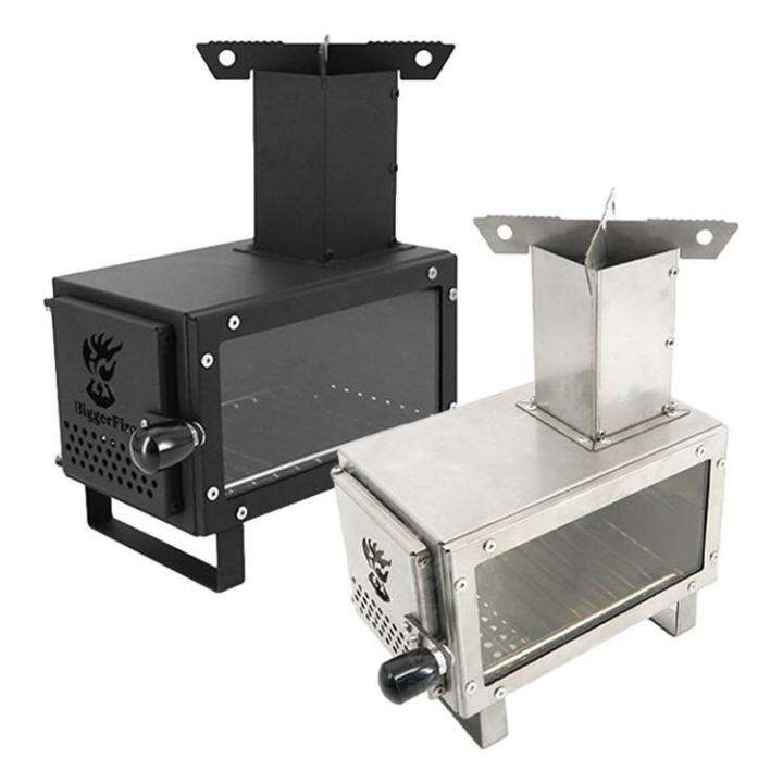 Wood Burning Stove Portable Wood Burning Stove with Chimney Pipe