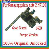 เมนบอร์ด16Gb สำหรับ Galaxy Note 2 N7100มาเธอร์บอร์ดทดสอบบอร์ดลอจิกแบบเต็มรูปแบบใช้งานได้ดี