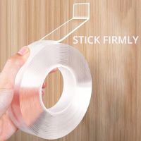 ┅ Nano Tape Waterproof Wall Stickers Reusable Heat Resistant Bathroom Home Decoration Tapes Transparent Double Sided Monster Tape