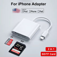 สำหรับ Apple SD TF Card Reader Adapter เครื่องอ่านภาพกล้อง OTG เครื่องอ่านการ์ดหน่วยความจำสำหรับ 14 13 12 11 X XS XR Pro Max