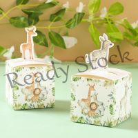 【hot sale】 ○✺✷ B41 24pcs Animal Candy Box Jungle Theme Birthday Party Decoration Birthday Gift For Kids Paper Gift Box Birthday Party Gift Doorgirt Bag Baby Shower Decoration Candy Storage Box