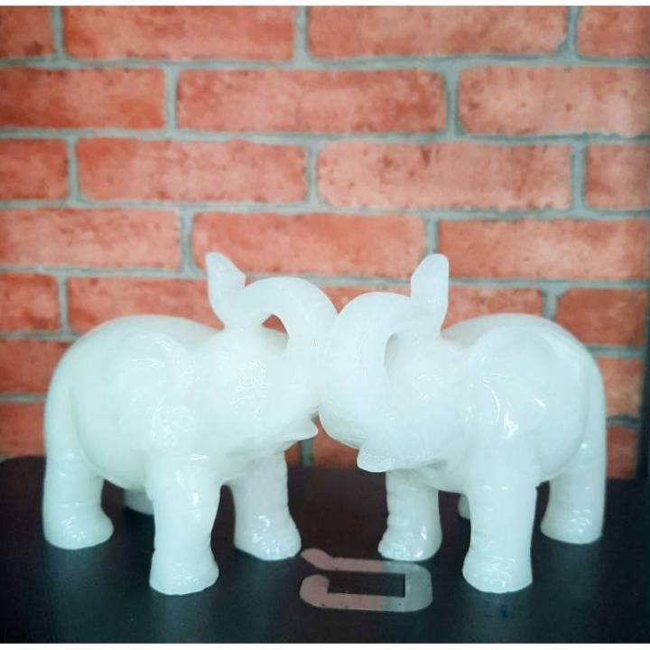 ช้าง-ช้างคู่สีทอง-ช้างชูงวง-ช้างสีขาว-ช้างสีหยก-ช้างนำโชค-ช้างโชคดี-พร้อมจัดส่ง