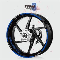 A Righe Ruota Adesivo Riflettene Autoadesivo Del Motociclo Esclusivo Crema Resistente Allacqua สติ๊กเกอร์ล้อต่อ SUZUKI Bandit650 650โจร