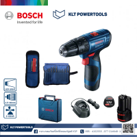 Bosch สว่านกระแทก/ไขควงไฟฟ้าไร้สาย รุ่น GSB 120-LI  1 x แบตเตอรี่ ชุดดอกสว่านและดอกไขควง 23 ชิ้นพร้อมตัวจับยึด