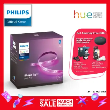 Philips hue lightstrip plus dimmable led store smart light