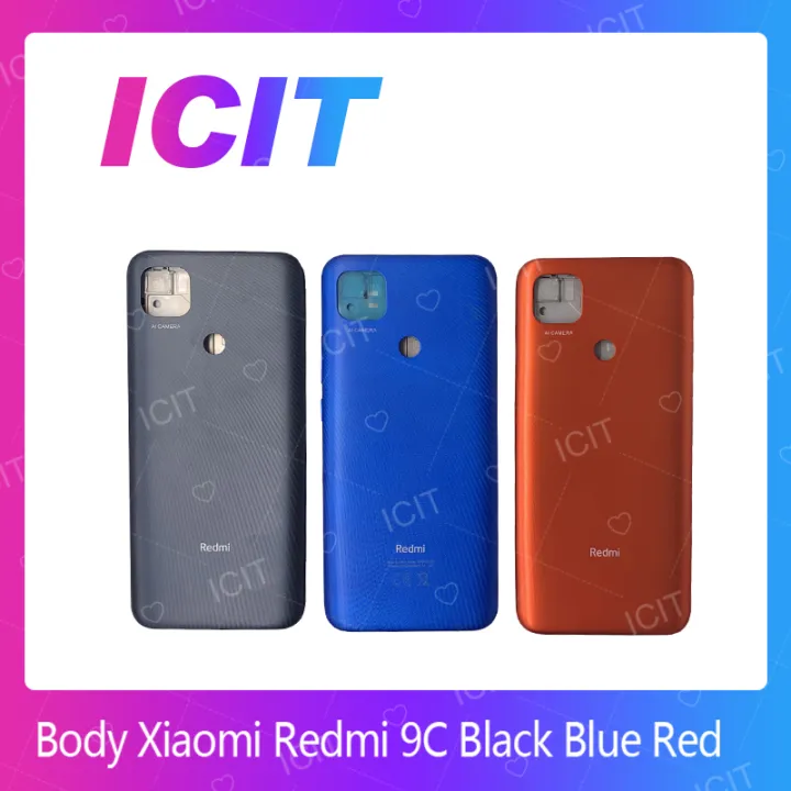Xiaomi Redmi 9C อะไหล่บอดี้ เคสกลางพร้อมฝาหลัง Body For Xiaomi Redmi9C ...