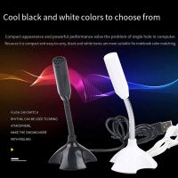 USB Laptop Microphone Voice Mic High Sensitivity Mini Studio Speech Mic Stand with Holder Gaming Conference for PC