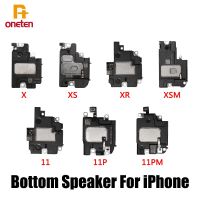 ลําโพงด้านล่าง 1pcs เปลี่ยนได้สําหรับ iPhone X XS XSM XR 11 12 13 Pro Max mini Phone Loud Sound Buzzer Ringer Flex Cable