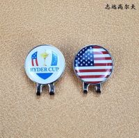 ☌♂ Ryder Cup Golf Mark มาร์คแคป คลิป อุปกรณ์กอล์ฟ อุปกรณ์ไม้กอล์ฟ ตำแหน่งโต๊ะ ส้อมสีเขียว GOLF