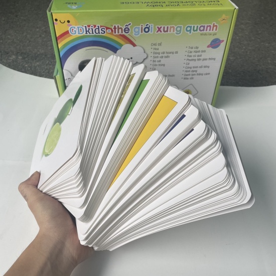 Flashcard cho bé 300 thẻ  - thẻ học thông minh glenn doman dạy bé thế giới - ảnh sản phẩm 2