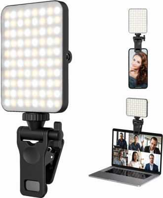 SHEGINEL Rechargeable Selfie Light &amp; Phone Light Clip for iPhone - Phone LED Light with Adjustable Brightness, Perfect for Selfies, Makeup, TikTok, Live Streaming &amp; Video Conferencing