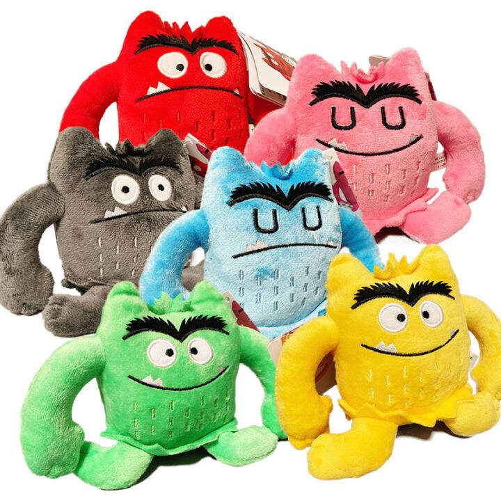 The Color Monster Plush Toy 15cm Baby Appease Emotion Plushie Soft ...